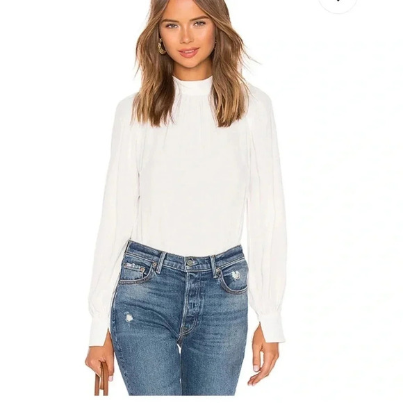 Revolve Tularosa white sweetie pie blouse - Picture 3 of 9